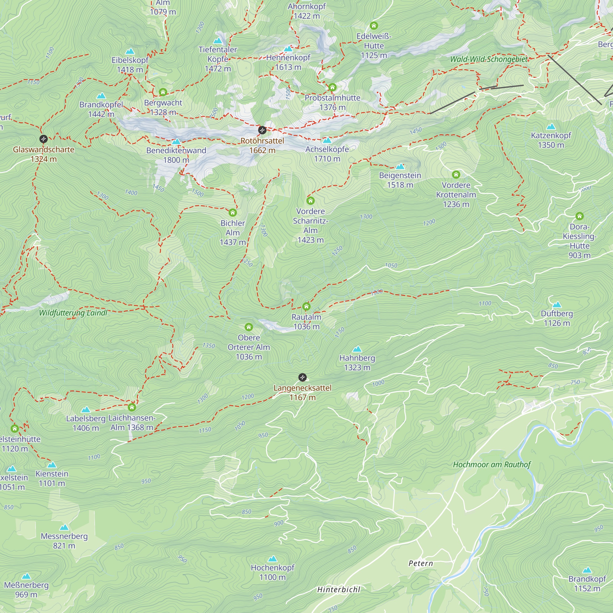 Rautalm map