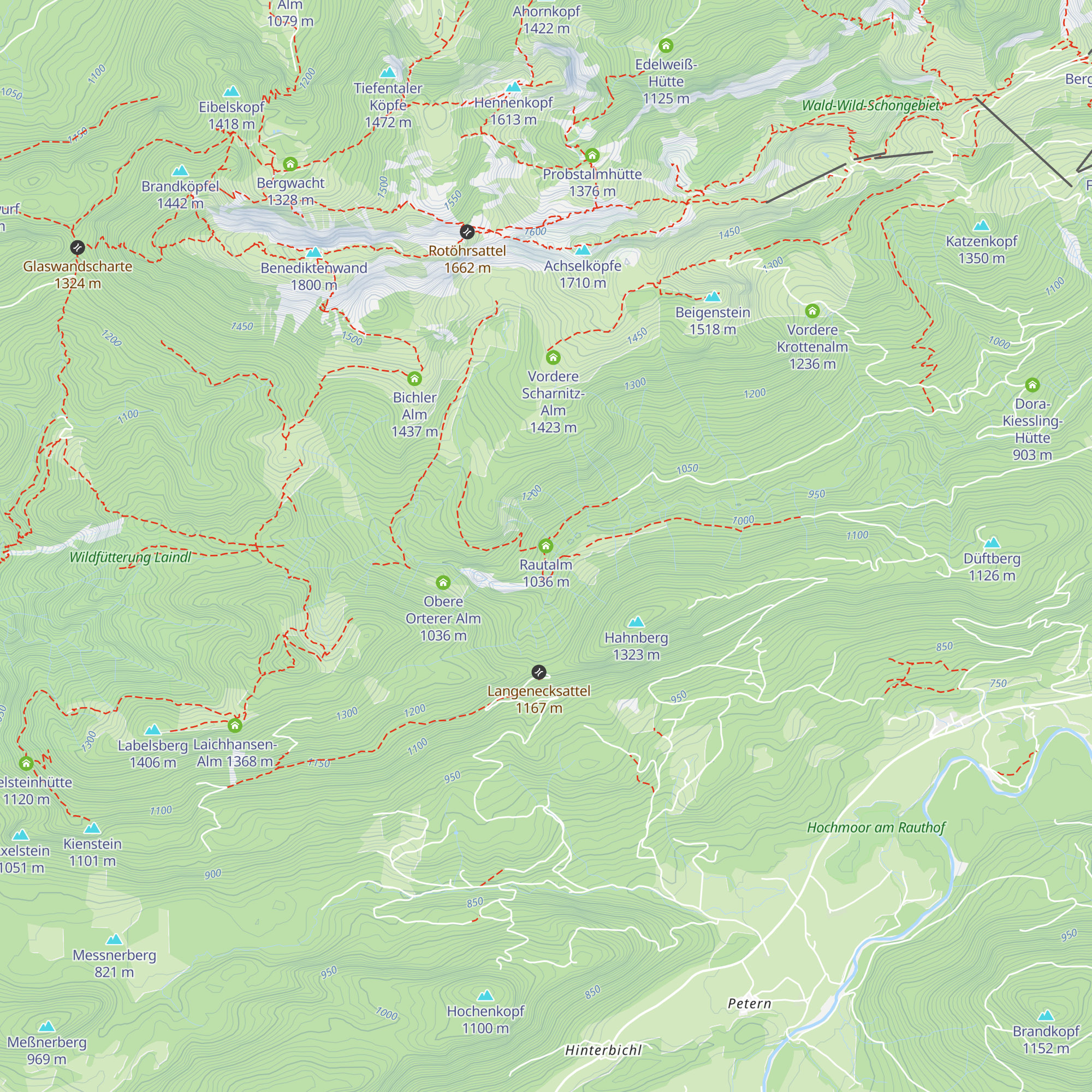 Rautalm map