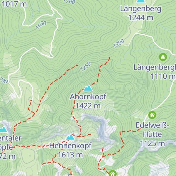 Map of Ahornkopf