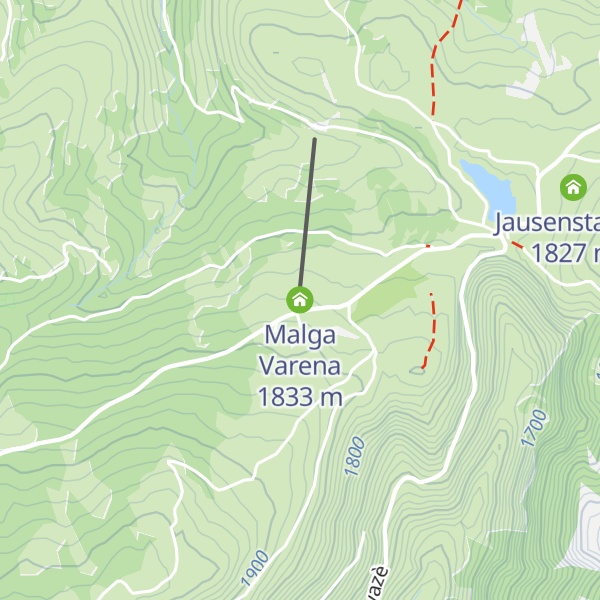 Map of Malga Varena
