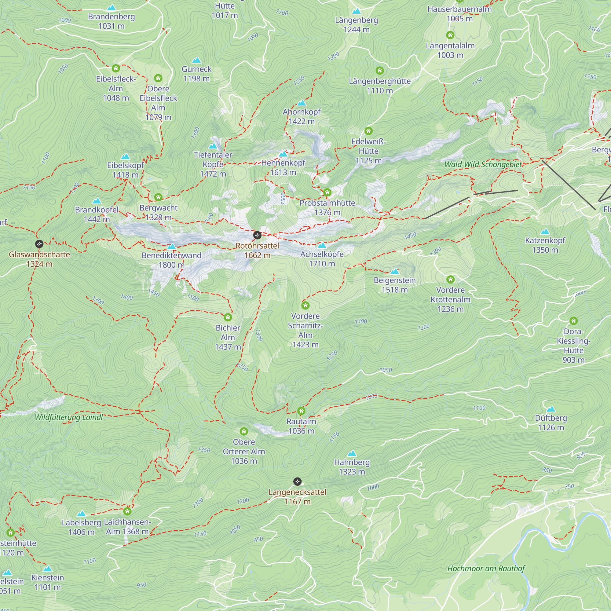 Vordere Scharnitz-Alm map
