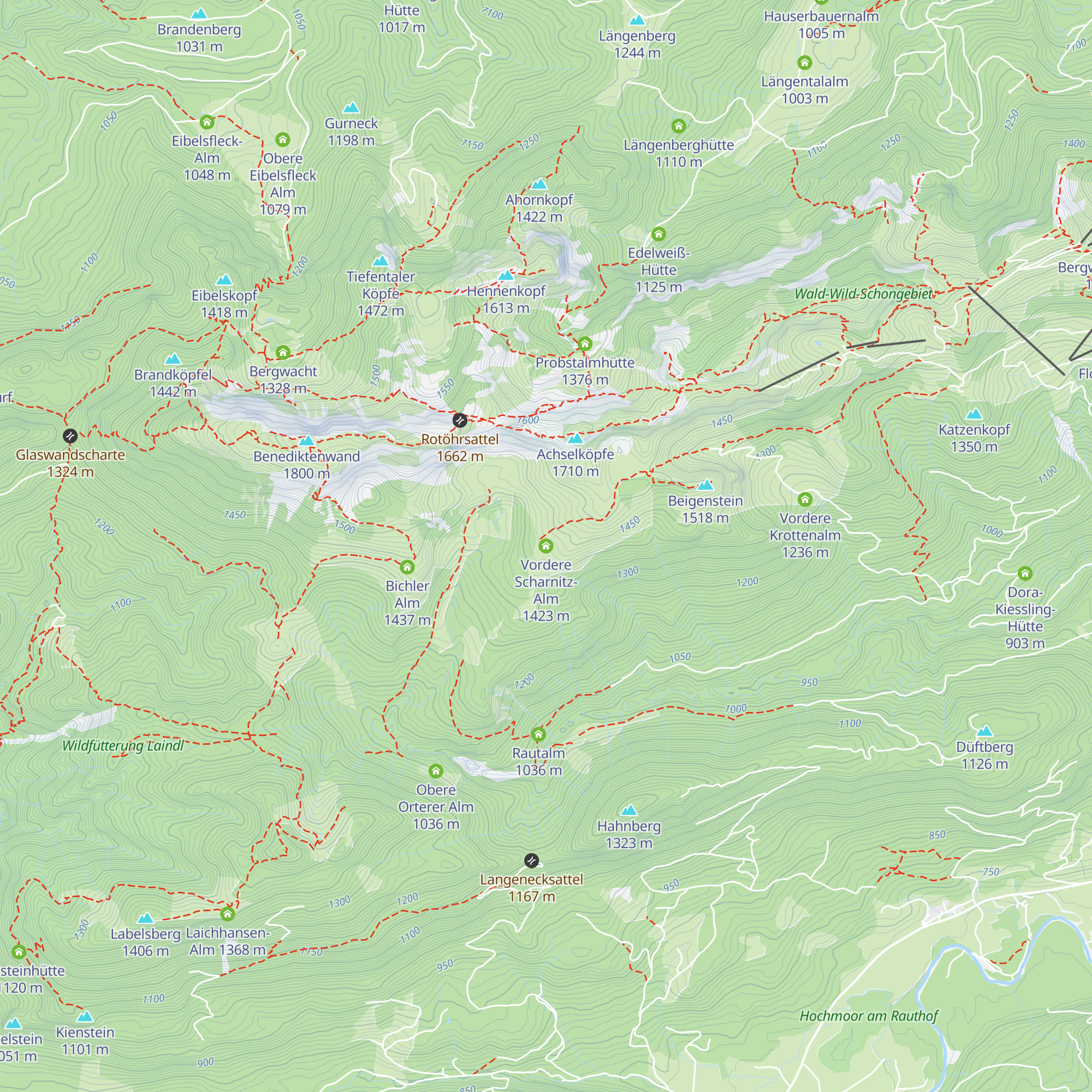 Vordere Scharnitz-Alm map