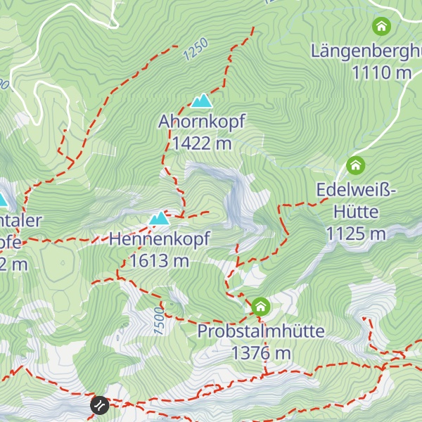 Map of Probstenwand