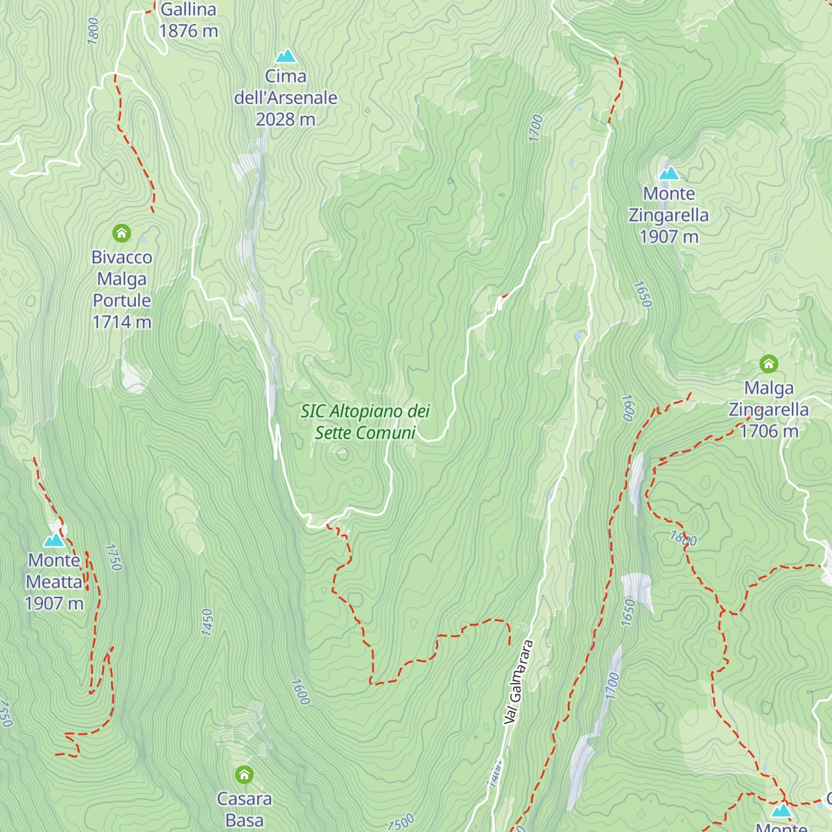 Baito Busa del Molton map