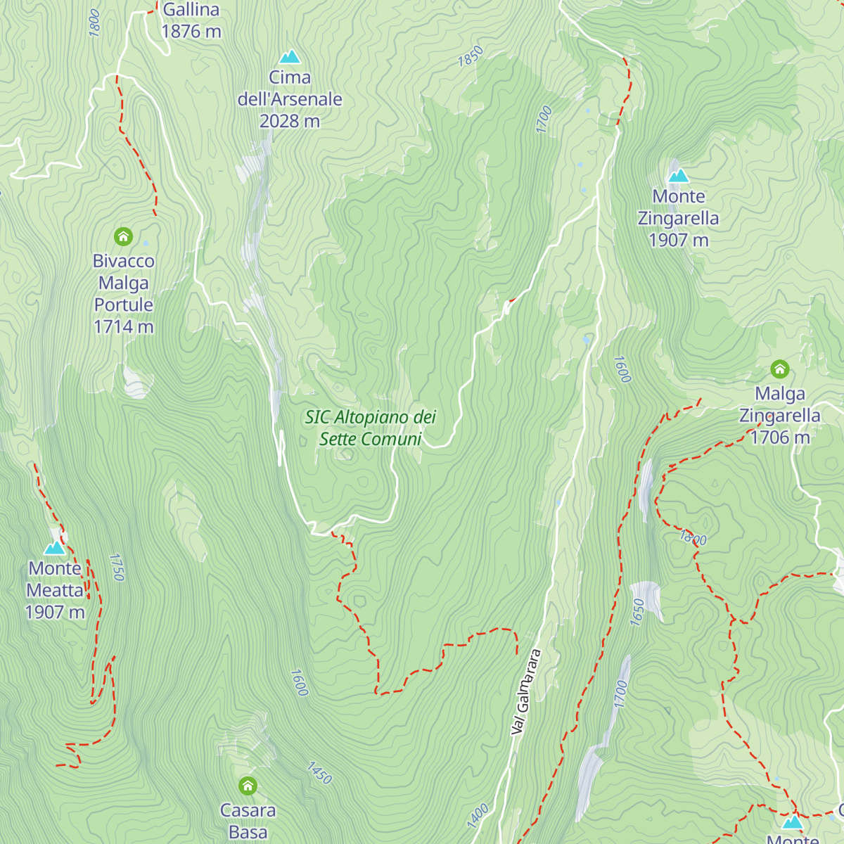 Baito Busa del Molton map