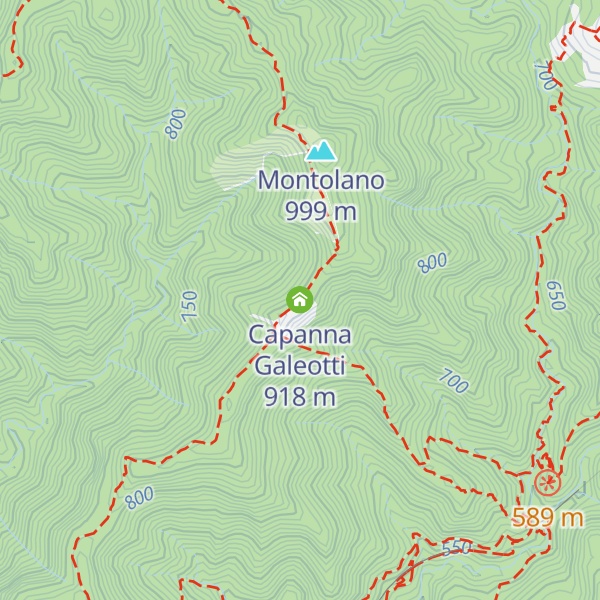 Map of Capanna Galeotti