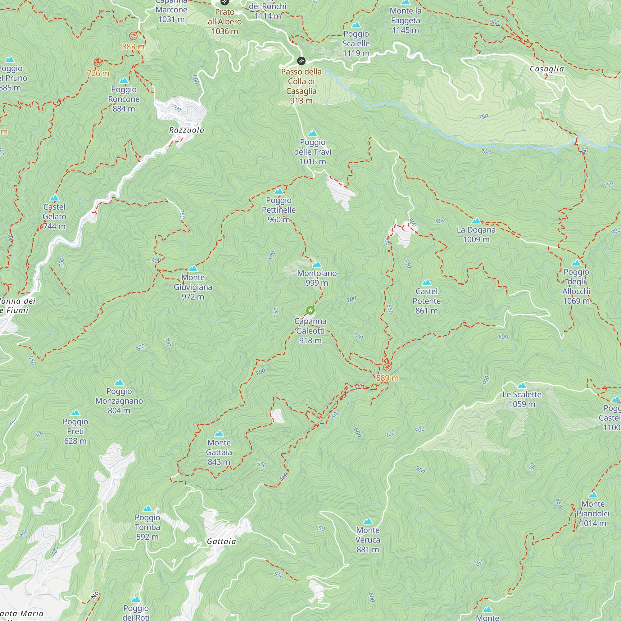 Capanna Galeotti map