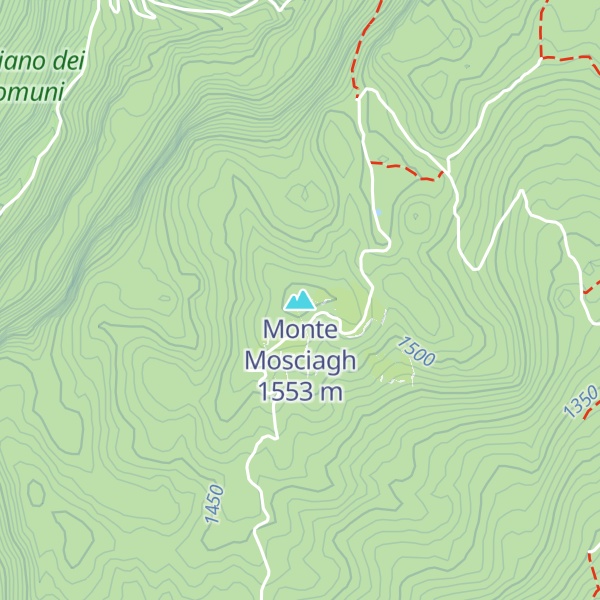 Map of Monte Mosciagh