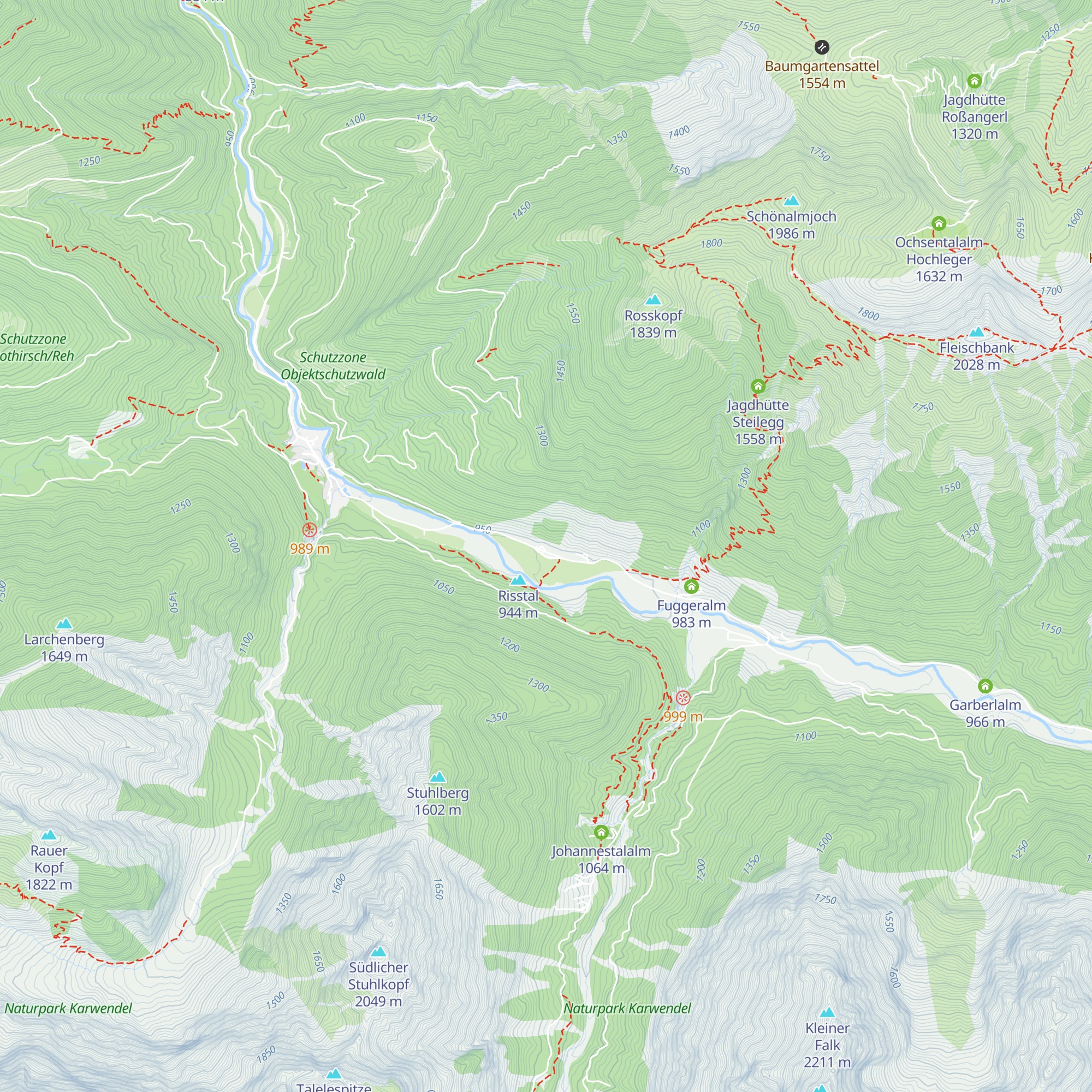 Herzoglicher Alpenhof map