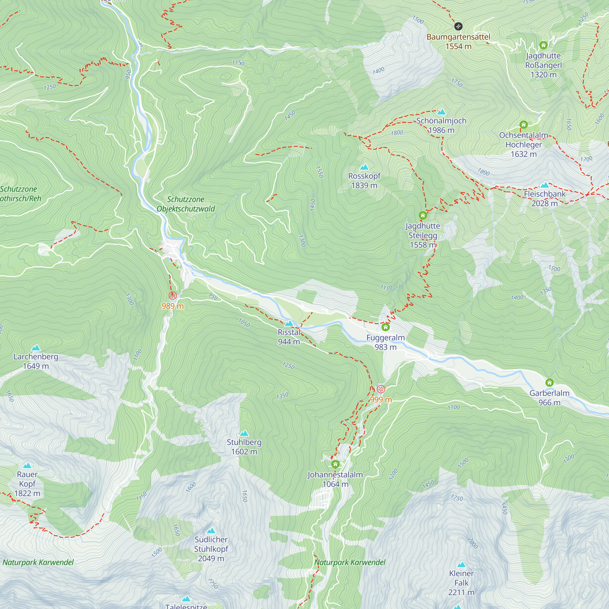 Herzoglicher Alpenhof map