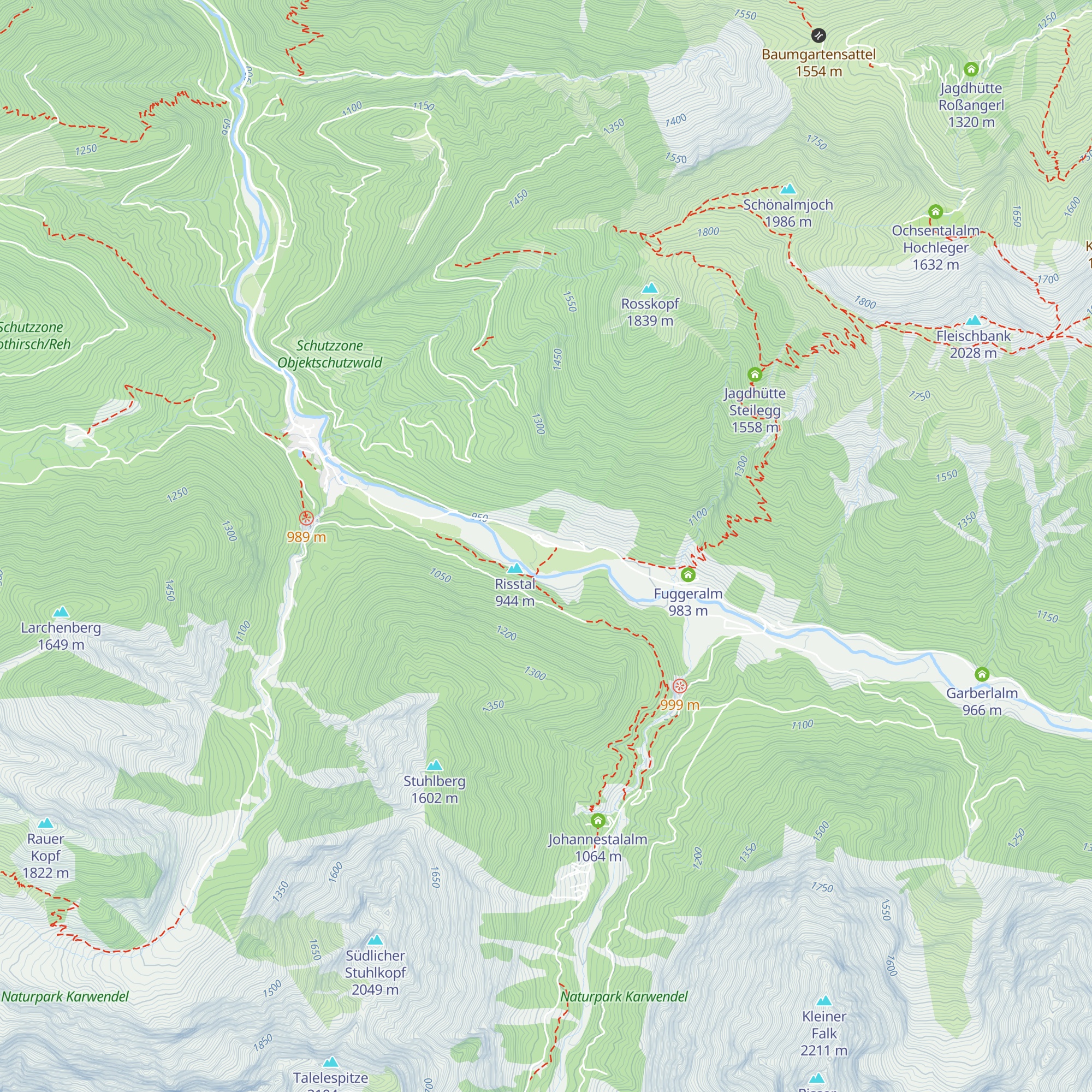 Mautstelle Hinterriß map