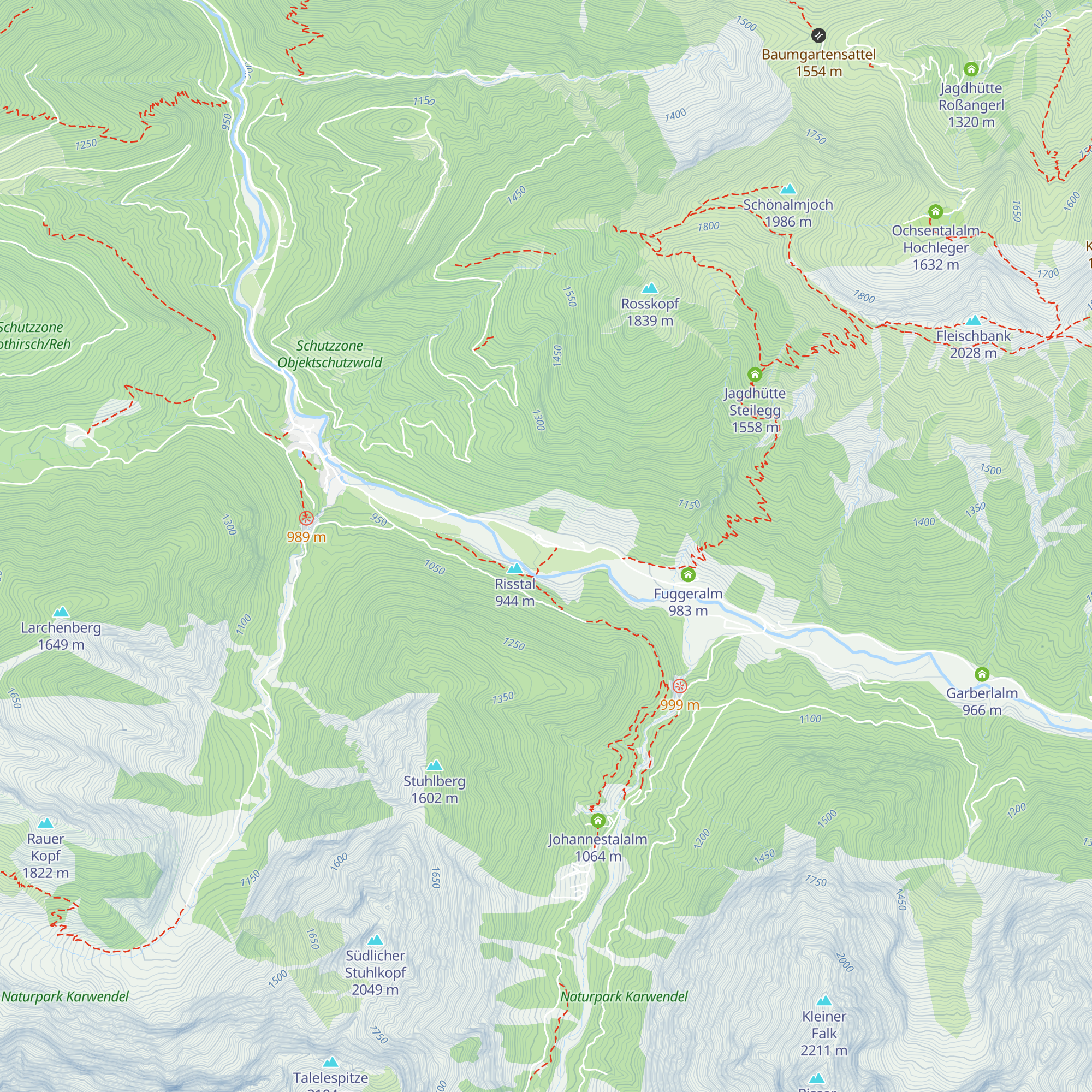 Mautstelle Hinterriß map