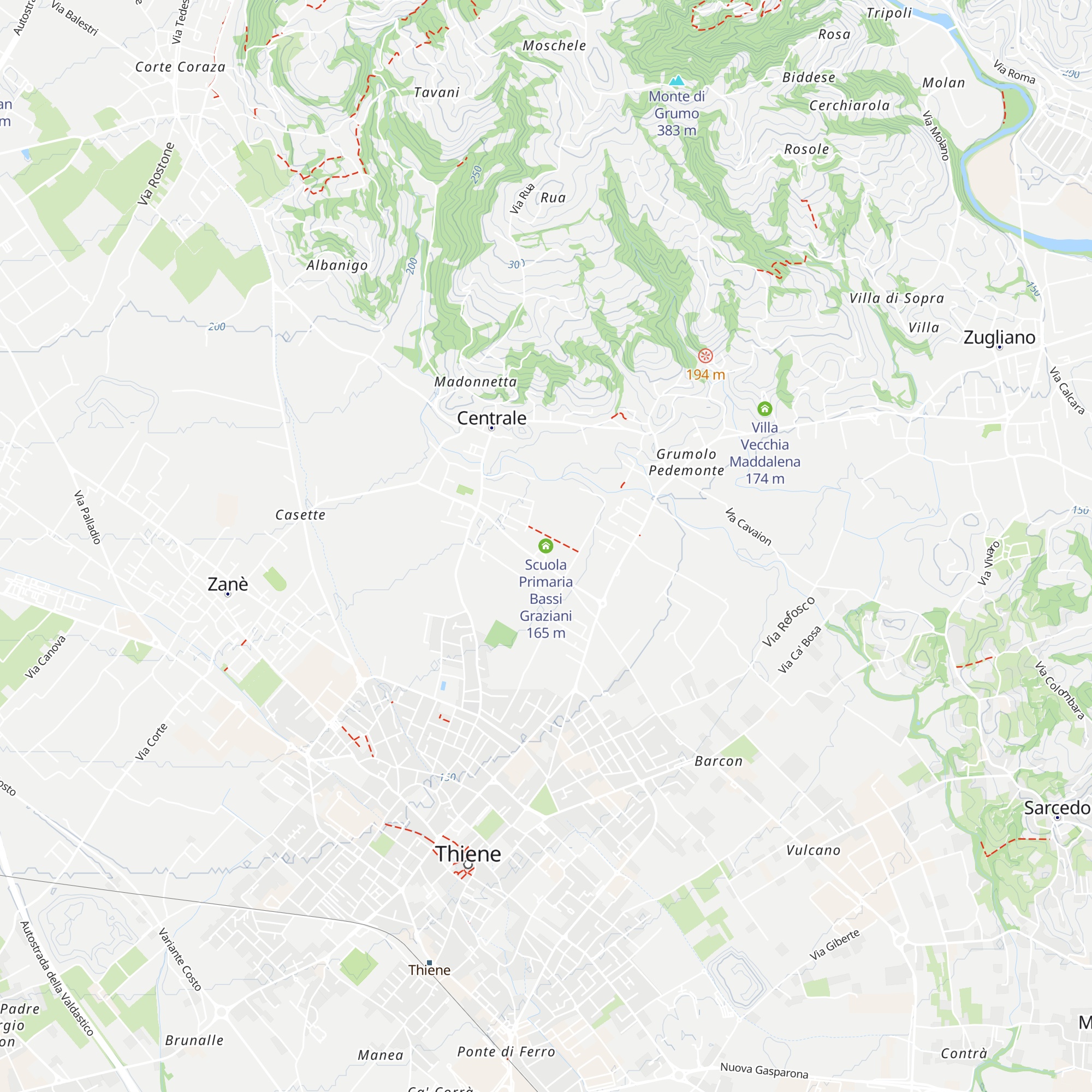 Scuola Primaria Bassi Graziani map