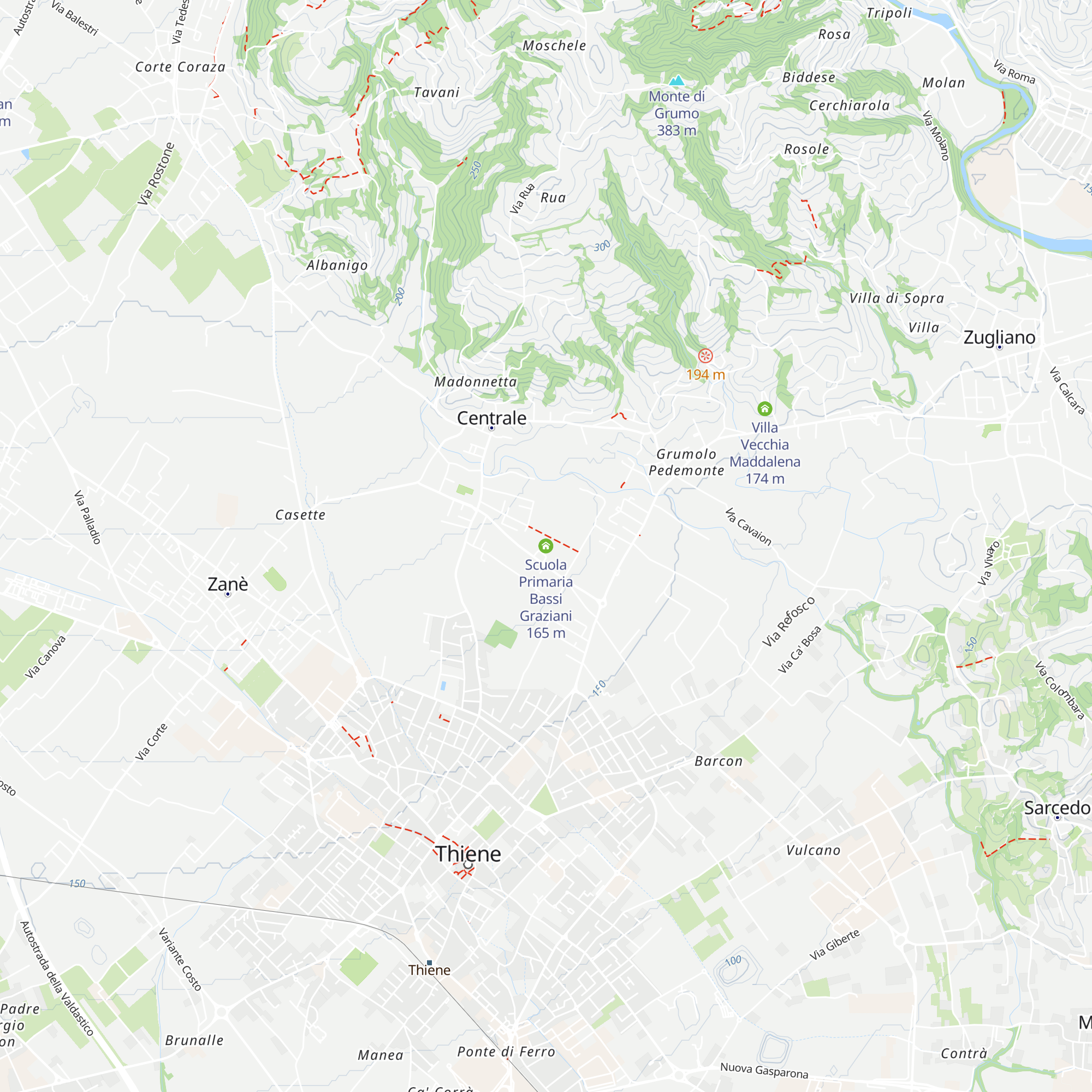 Scuola Primaria Bassi Graziani map