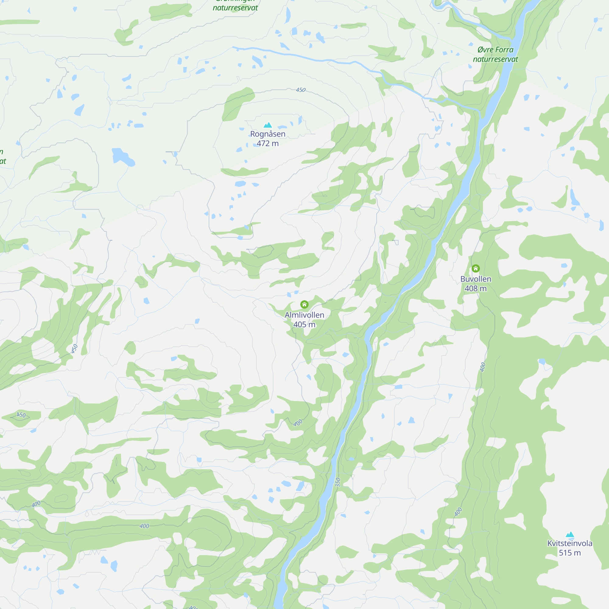 Almlivollen map