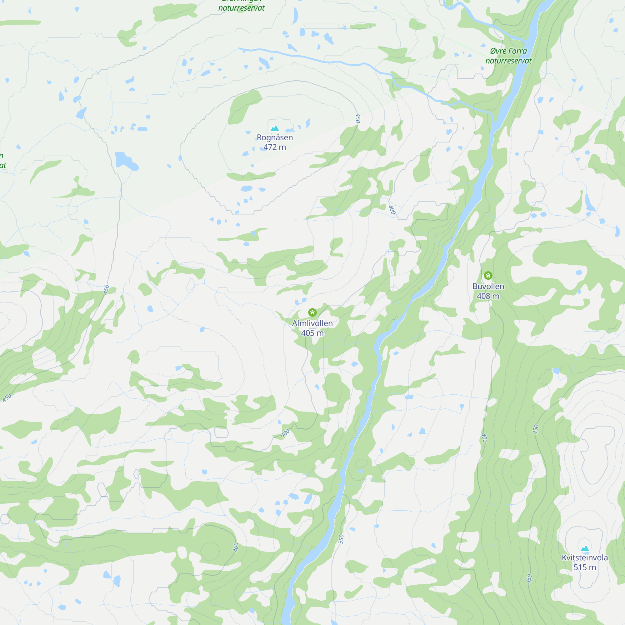Almlivollen map