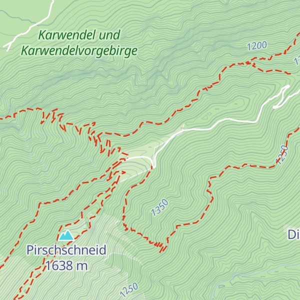 Map of Grammersbergalm