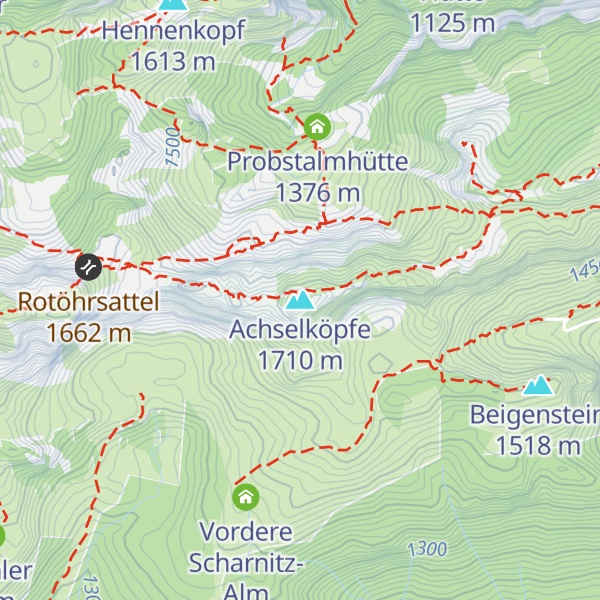 Map of Achselköpfe