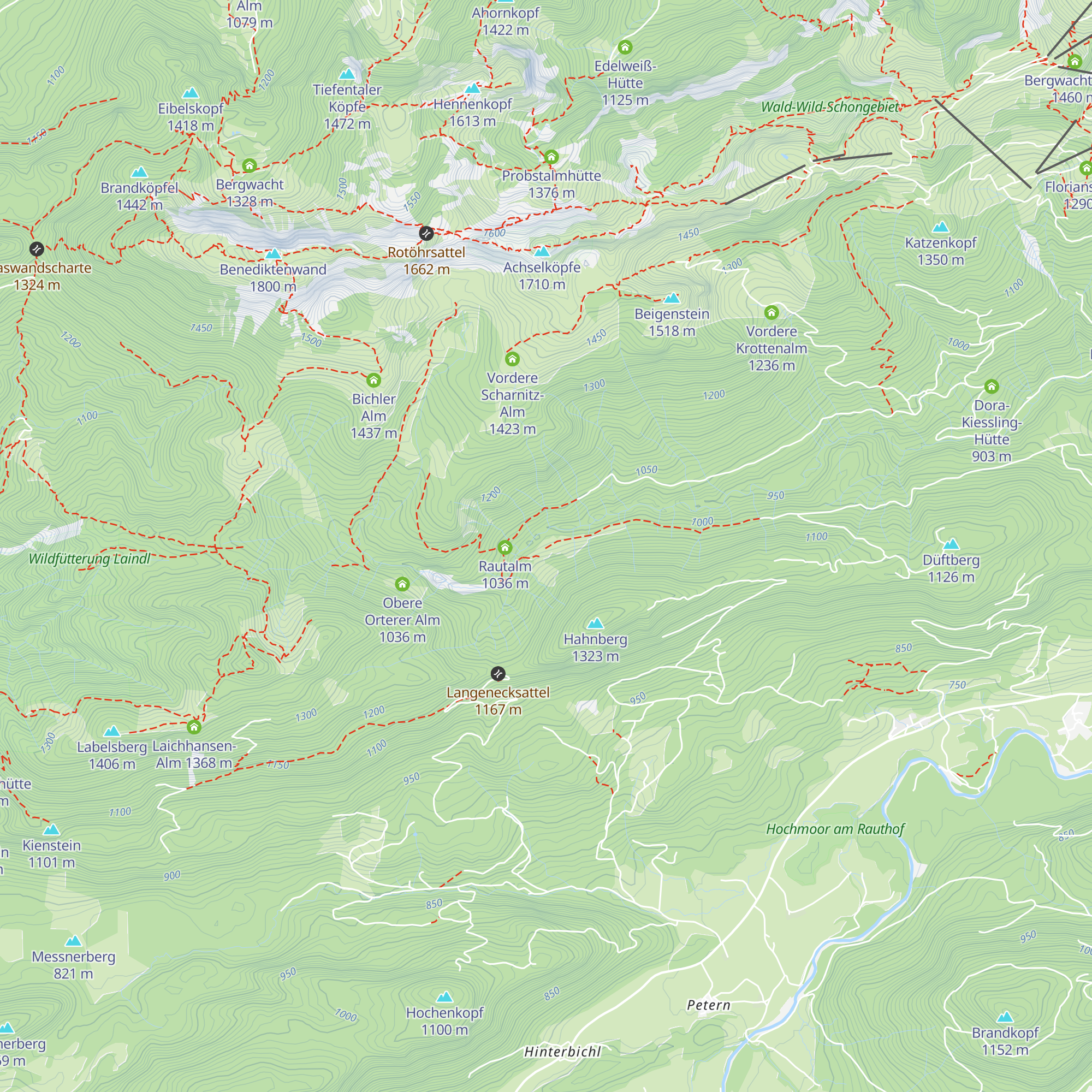 Untere Orterer Alm map