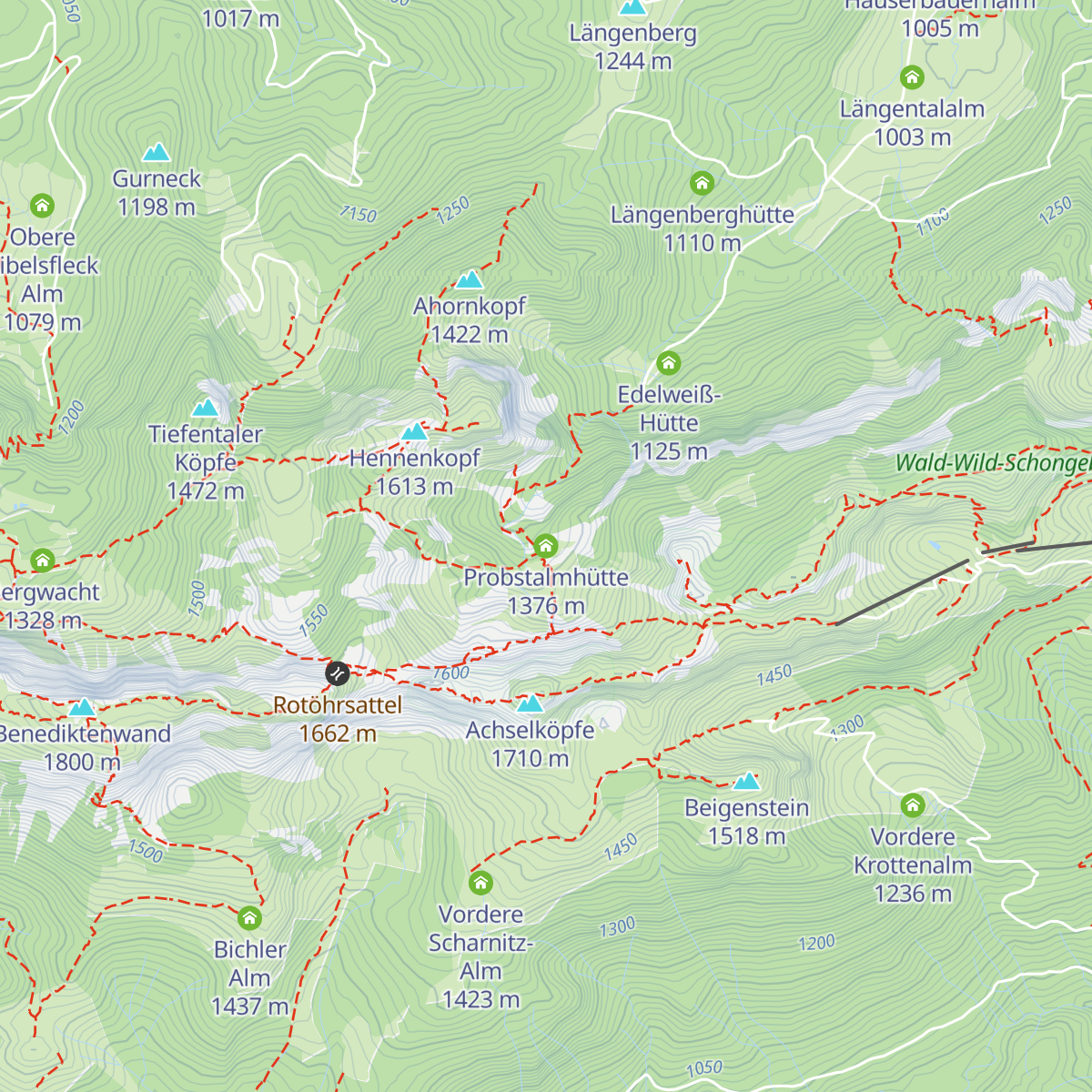Probstalmhütte map