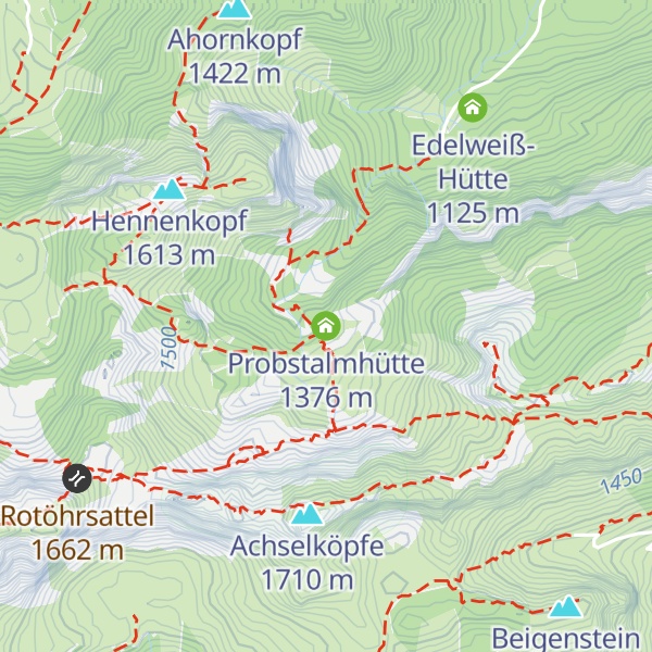 Map of Probstalmhütte