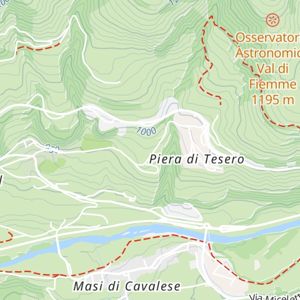 Map of agritur maso Chemela