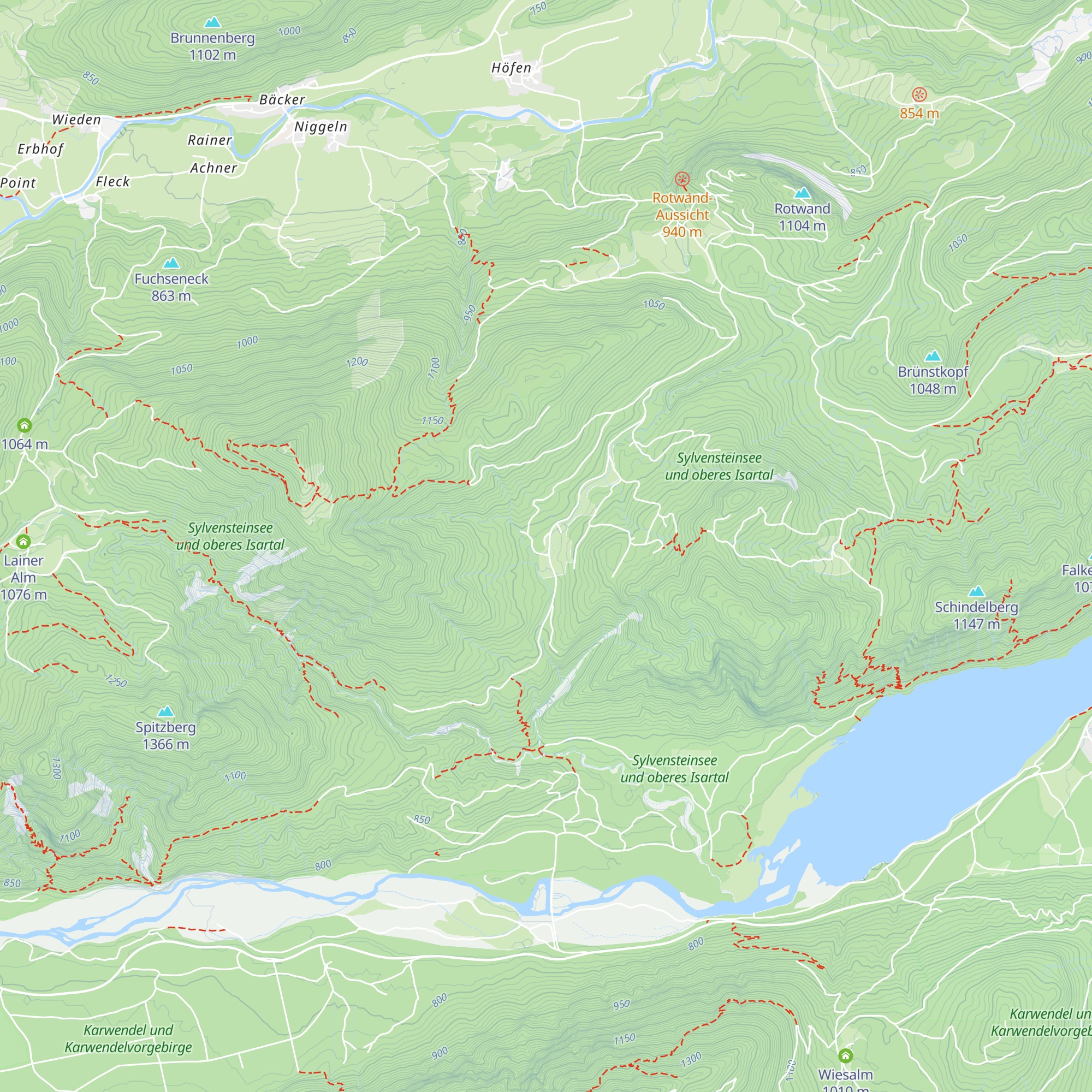 Reiseralm map