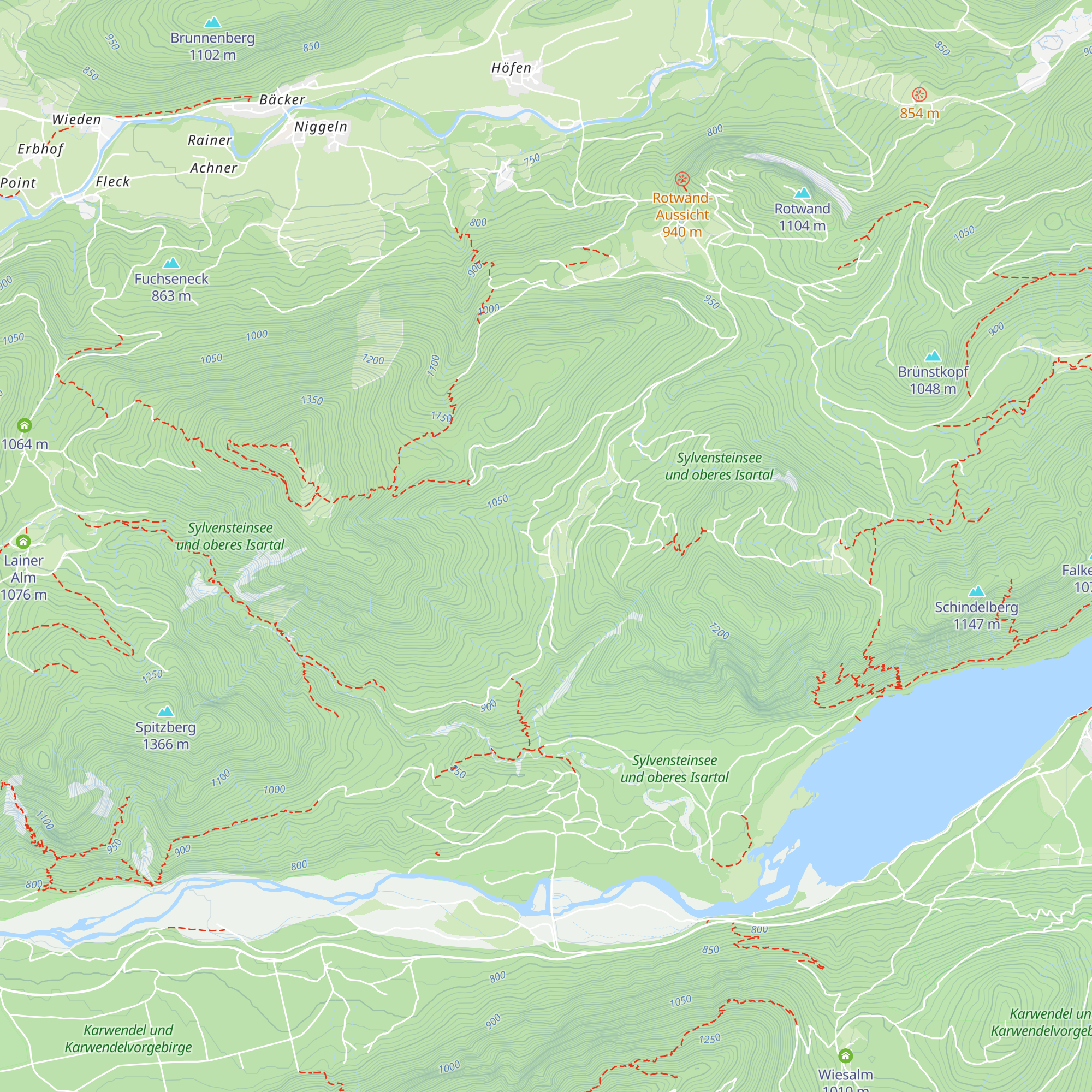 Reiseralm map
