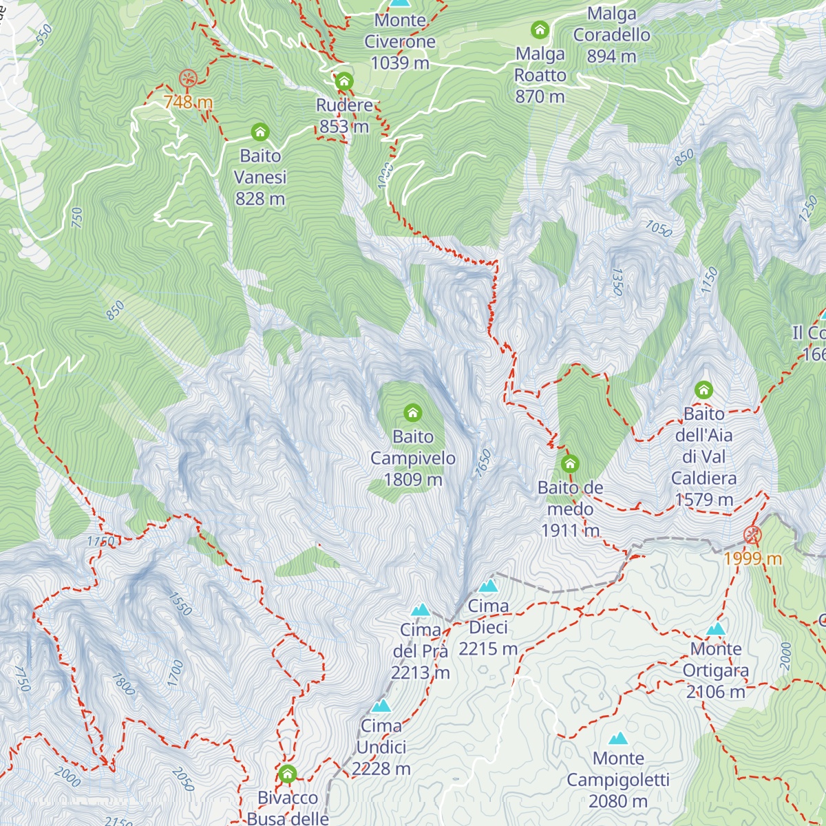 Baito Campivelo map
