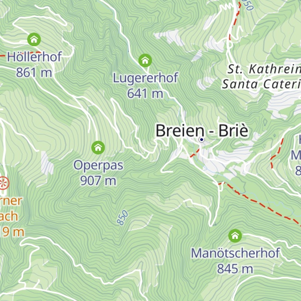 Map of Zacherle Hof