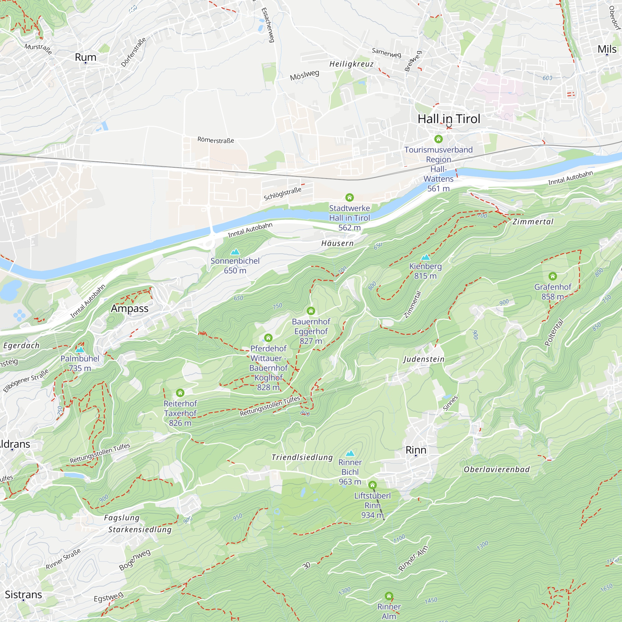 Bauernhof Eggerhof map