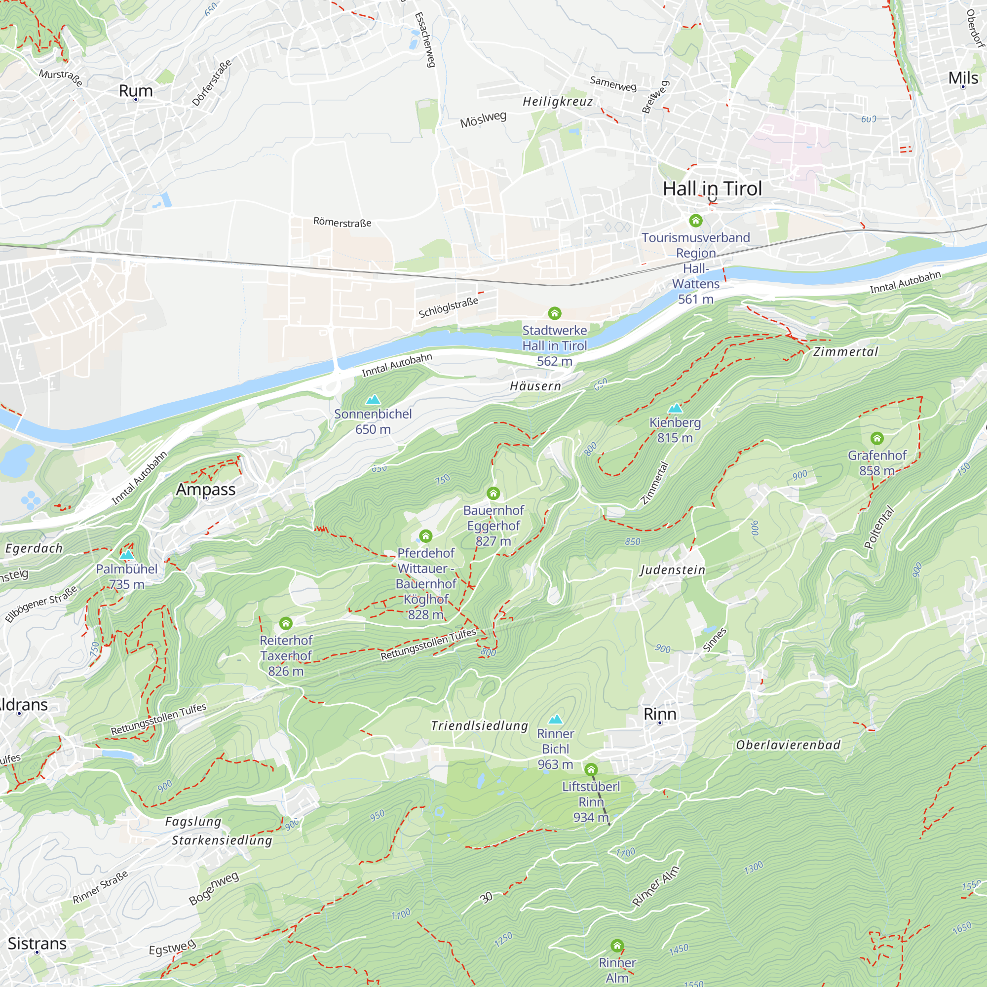 Bauernhof Eggerhof map