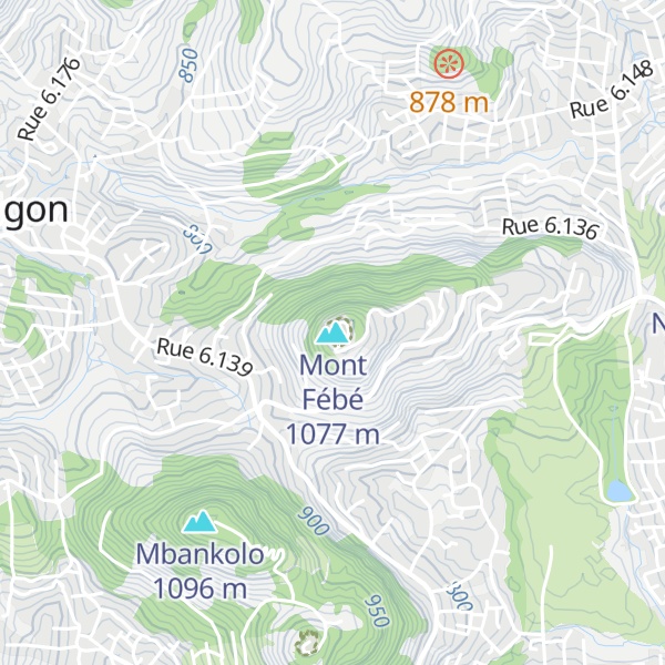 Map of Mont Fébé