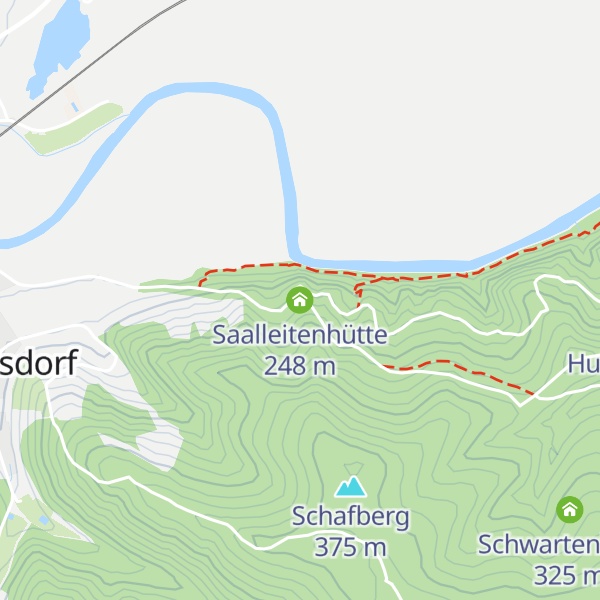 Map of Saalleitenhütte