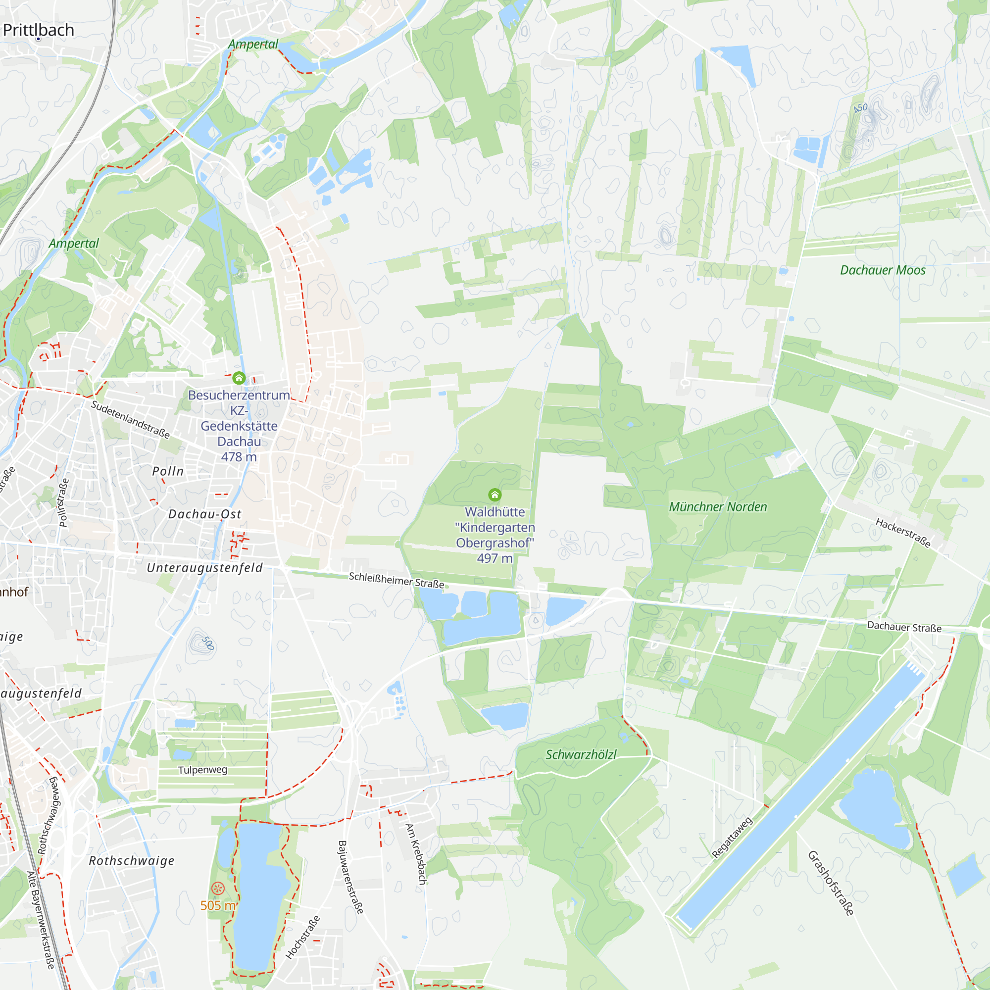 Waldhütte "Kindergarten Obergrashof" map