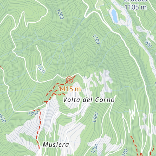 Map of Col Scandolera