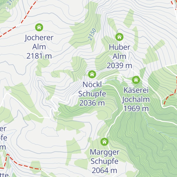Map of Götschler Schupfe