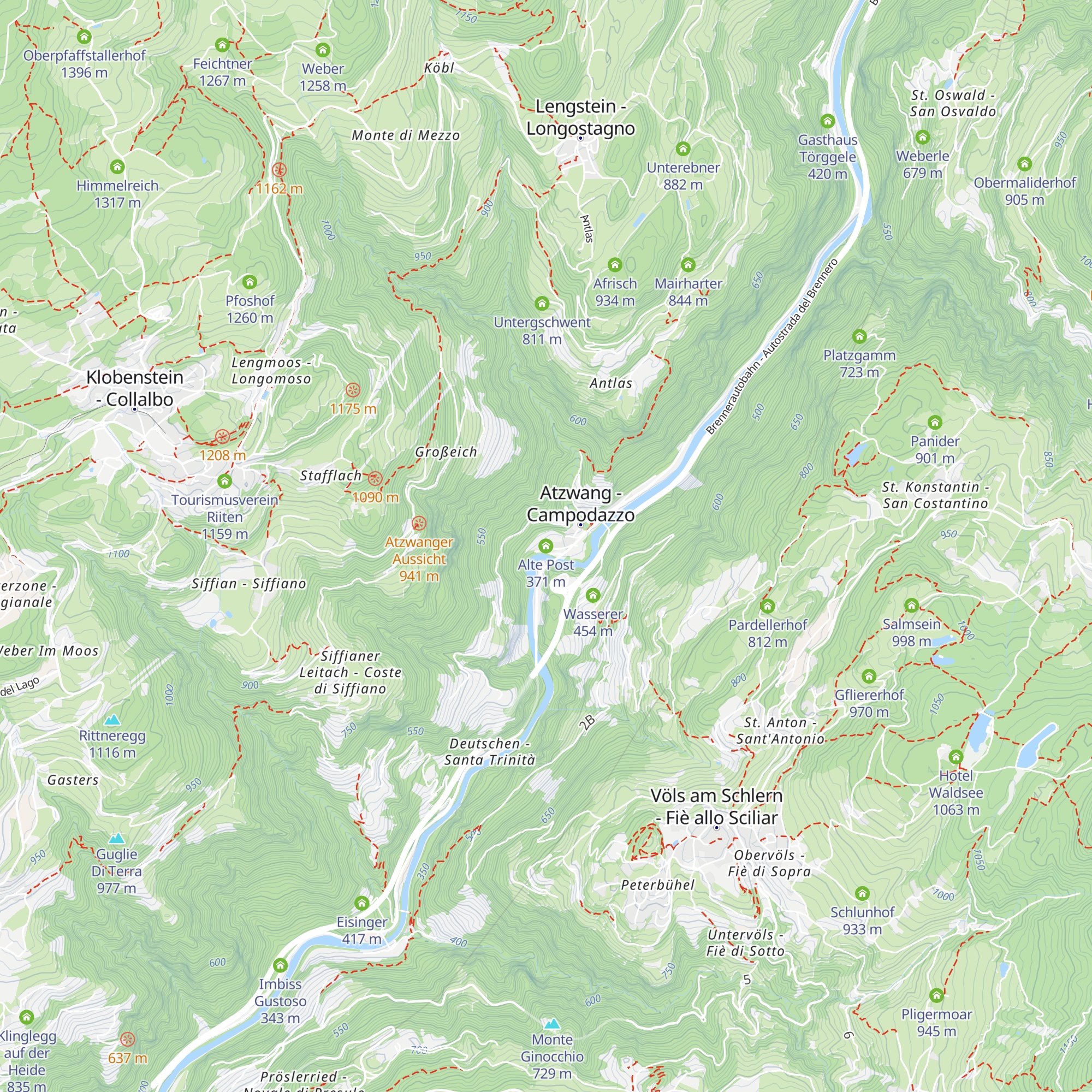 Alte Post map