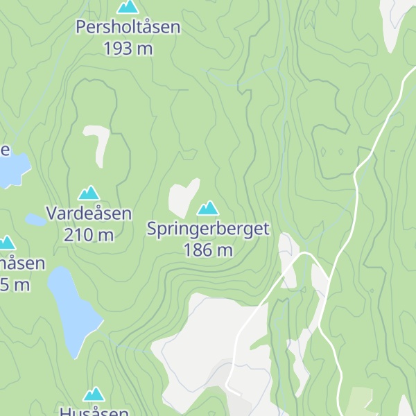 Map of Springerberget