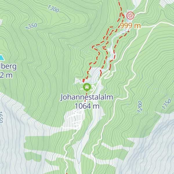 Map of Johannestalalm