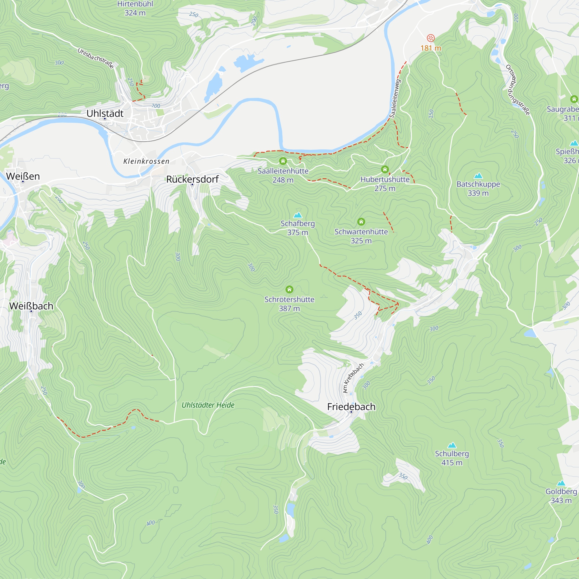 Schrötershütte map