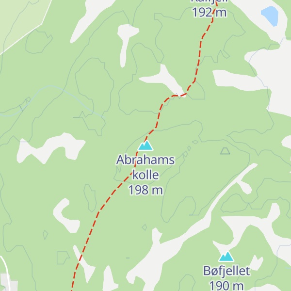Map of Abrahams kolle