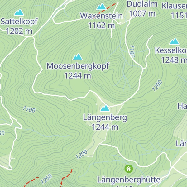Map of Neulandhütte