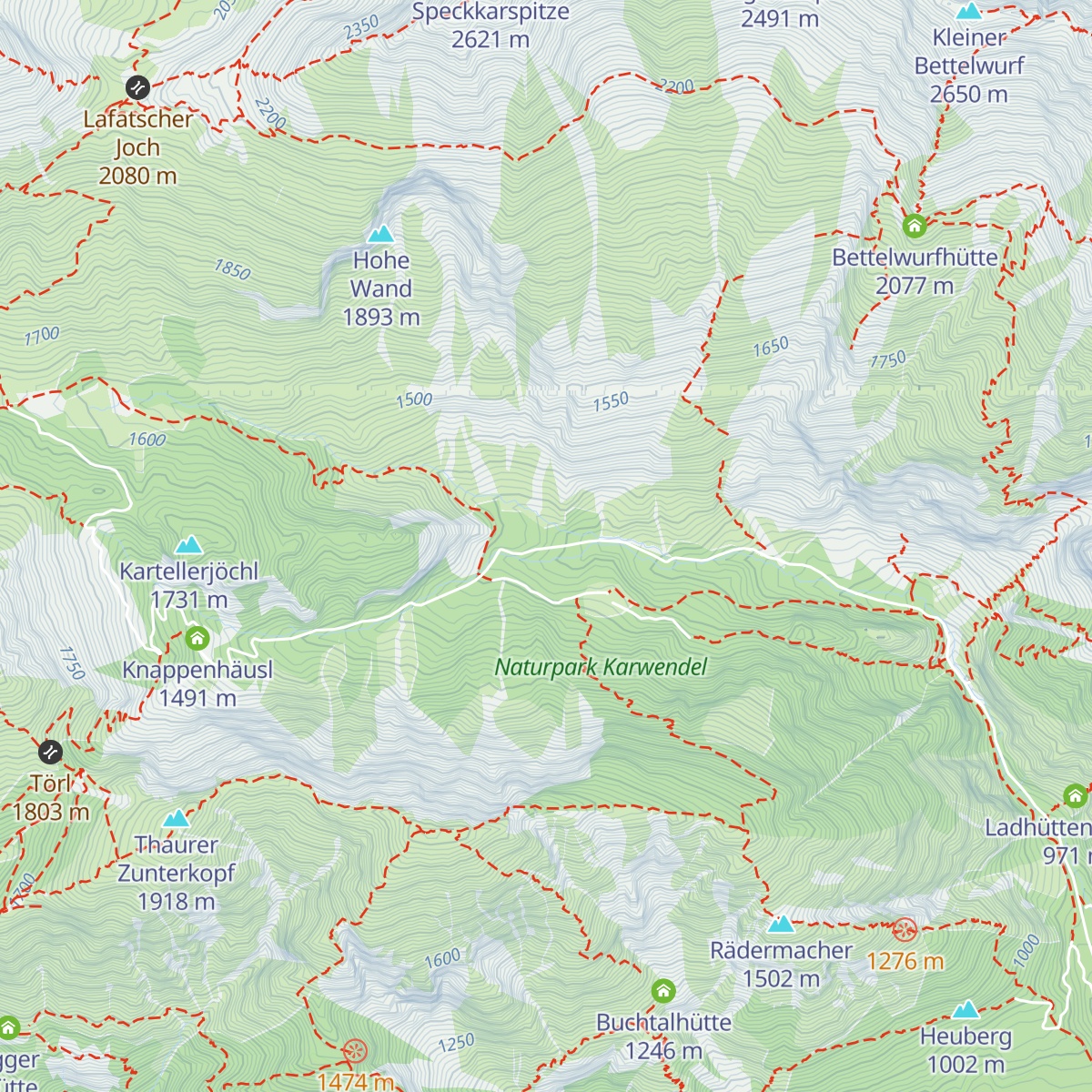 3. Ladhütte map