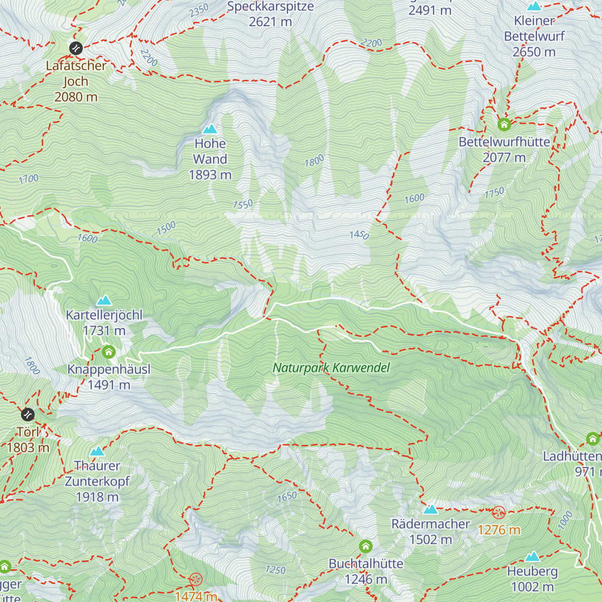 3. Ladhütte map