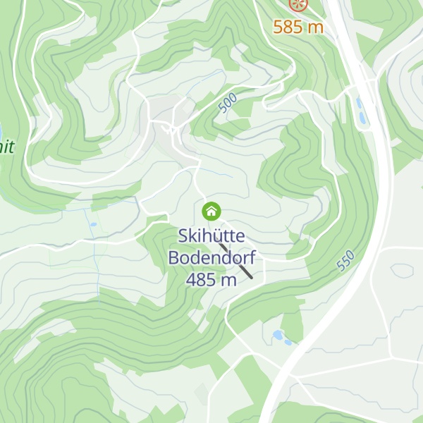 Map of Skihütte Bodendorf