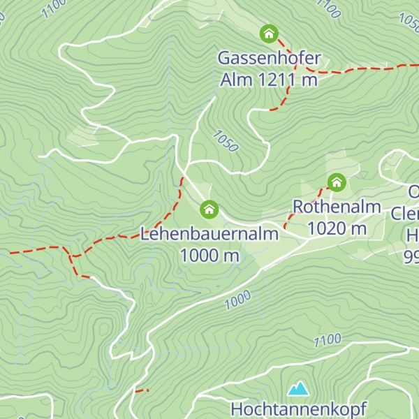 Map of Lehenbauernalm