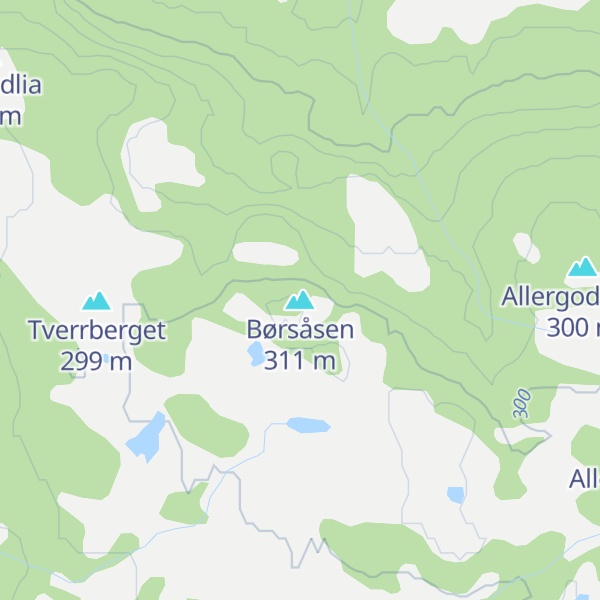 Map of Børsåsen
