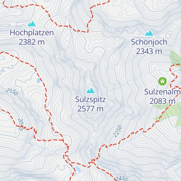 Map of Sulzspitz