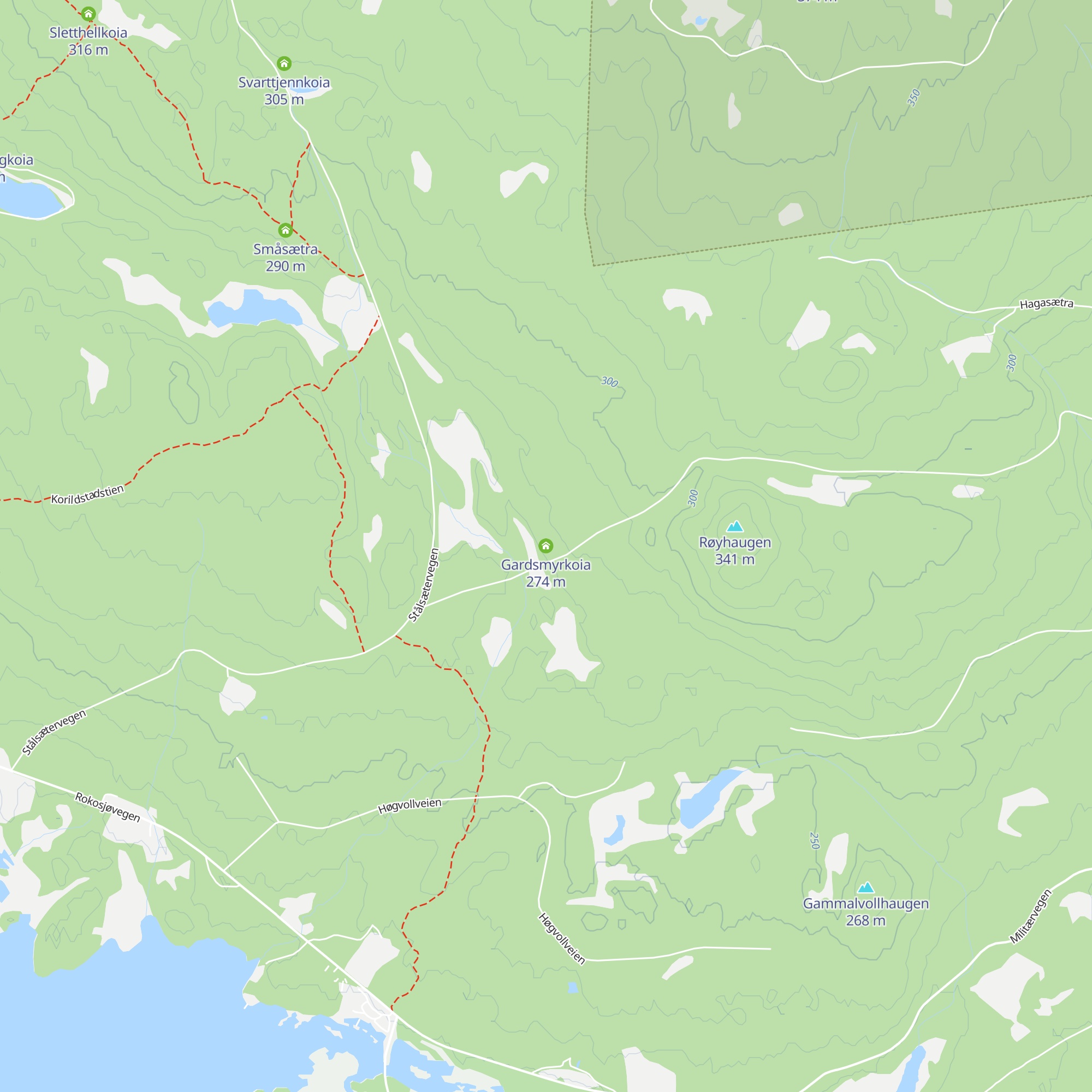 Gardsmyrkoia map